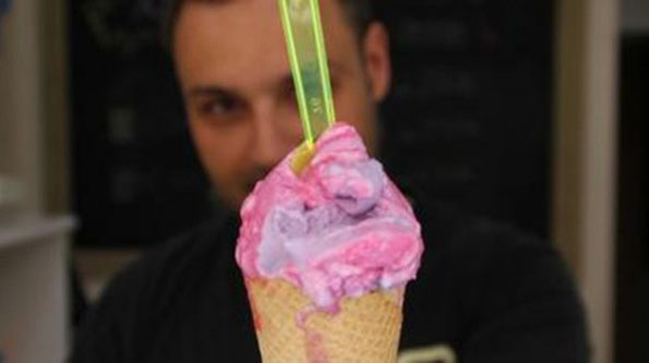 Whoa! This Ice Cream Changes Color As You Lick It