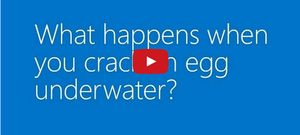 What Happens When You Crack An Egg Underwater?