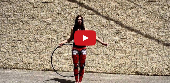 Woman's Hula Hoop Tricks Will Blow Your Tiny Mind*