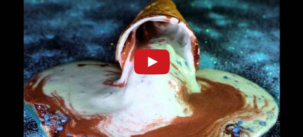 This Time-Lapse Of Different Types Of Ice Cream Melting Is Absolutely Mesmerizing