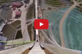 The Black Hole Water Slide Looks Like You’re In A Sci Fi Movie