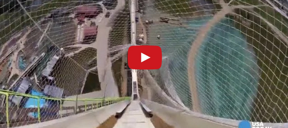 The Black Hole Water Slide Looks Like You’re In A Sci Fi Movie