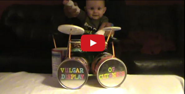 This Baby Drumming To Pantera Is SO METAL And Cute