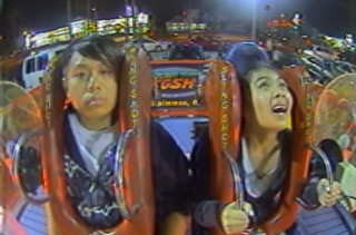 Watch This Man Ride The Slingshot Completely Emotionless