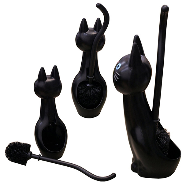 Every Cat Themed Bathroom Needs This Cat Toilet Brush