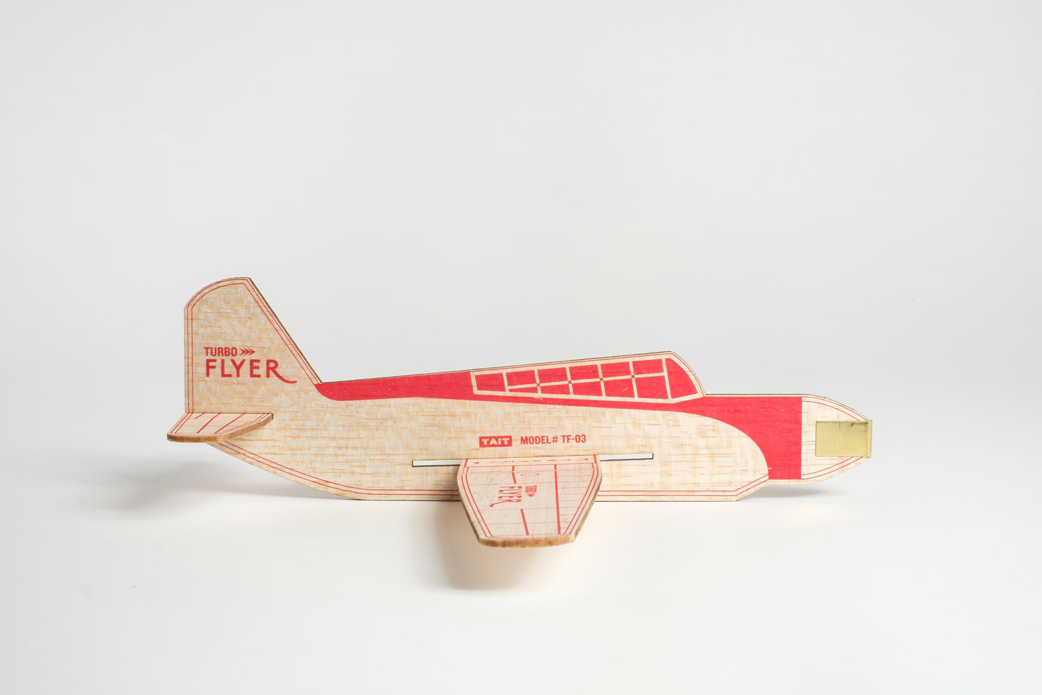GIVEAWAY: Balsa Wood Airplane Turbo Flyer