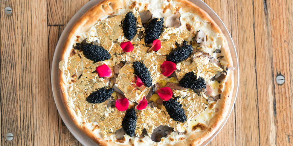 This Fancy Pants $2000 Pizza Is Topped With REAL GOLD