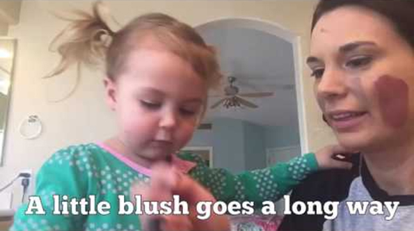 Watch This Little Girl Give The Most Adorable Makeup Tutorial