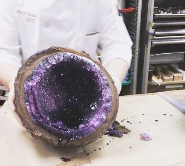 This Gorgeous Chocolate Geode Is Almost Too Pretty To Eat