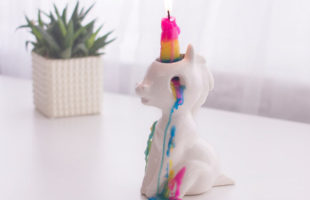 This Crying Unicorn Candle Sheds Wax Tears As It Burns