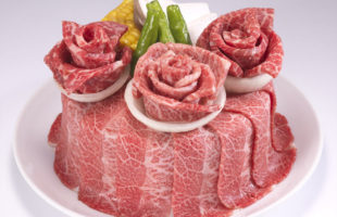 Have Some Meat Cake Decorated With Meat Flowers From Japan