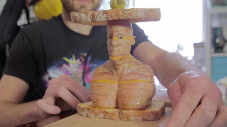 Look At This Vin Diesel Ham And Cheese Sandwich!!
