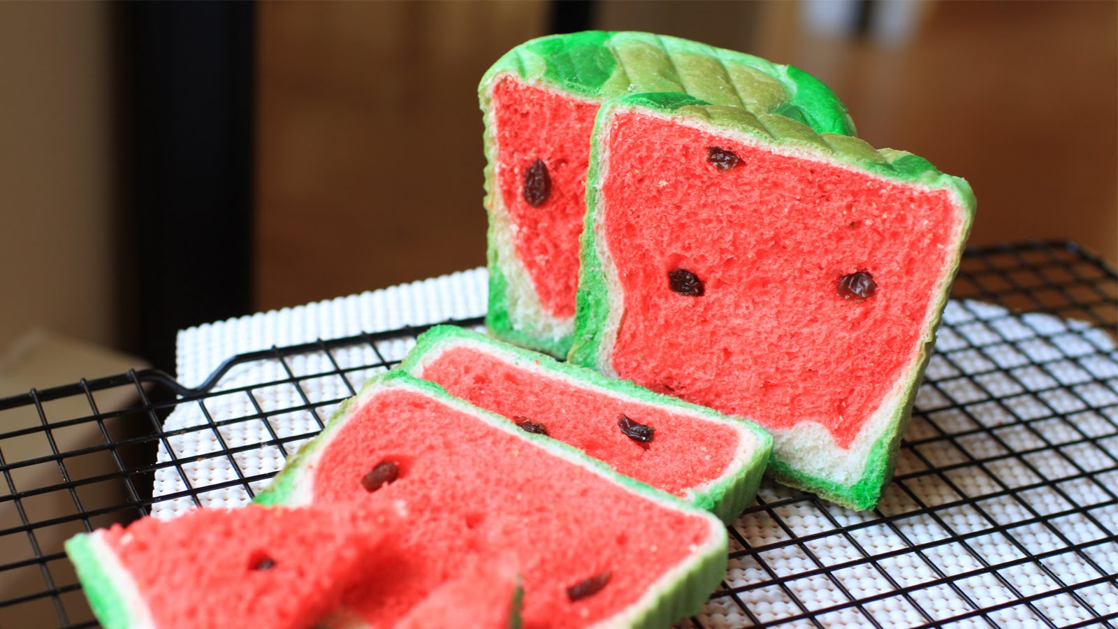 Watermelon Bread Looks Like Watermelon In Loaf Form
