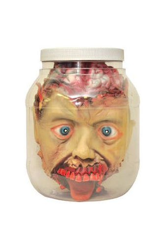 Halloween Scary Head in the Jar