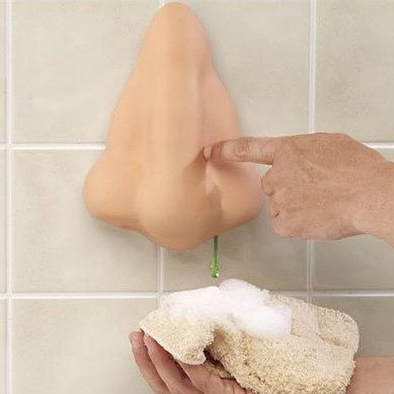 Hilarious Running Nose Shower Gel Dispenser