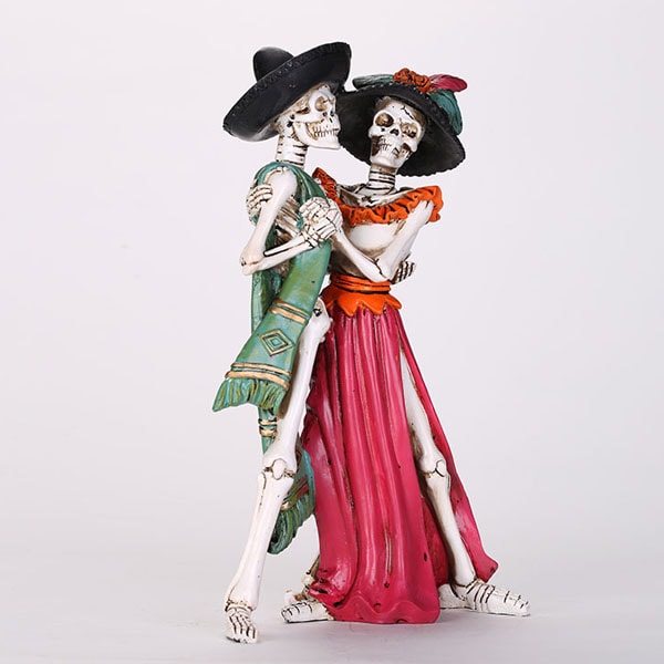 Skeleton Couple Dancing in  a Sexy Style