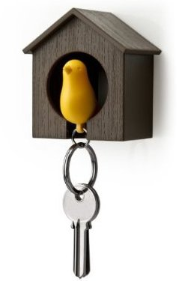Birdhouse Keychain